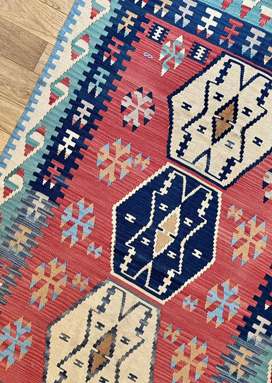 Turkish Kilim Large Rug - 1