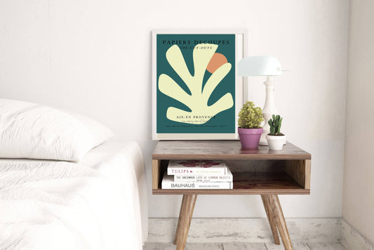 Green Matisse Exhibition Art Print
