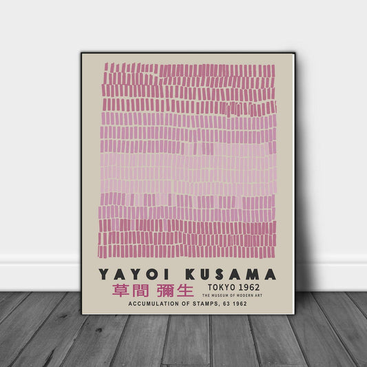 Yayoi Kusama inspired Japanese Exhibition Art Print