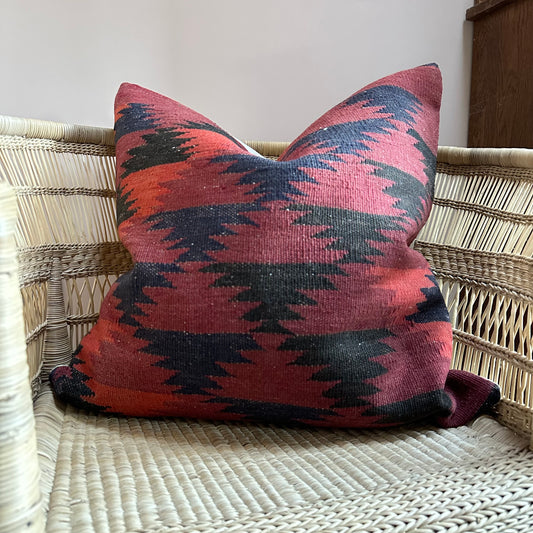 Turkish Kilim Cushion Large Triangles