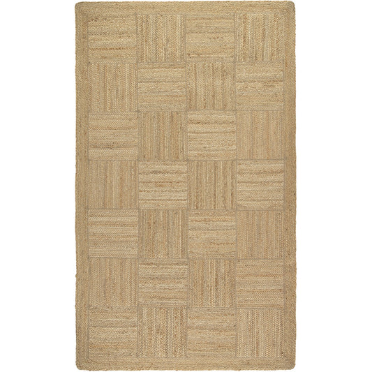 Tile Organic Jute Rug Natural - Assorted Sizes