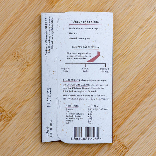Darkroom Chocolate - Grenada L'Esterre 50g Bar