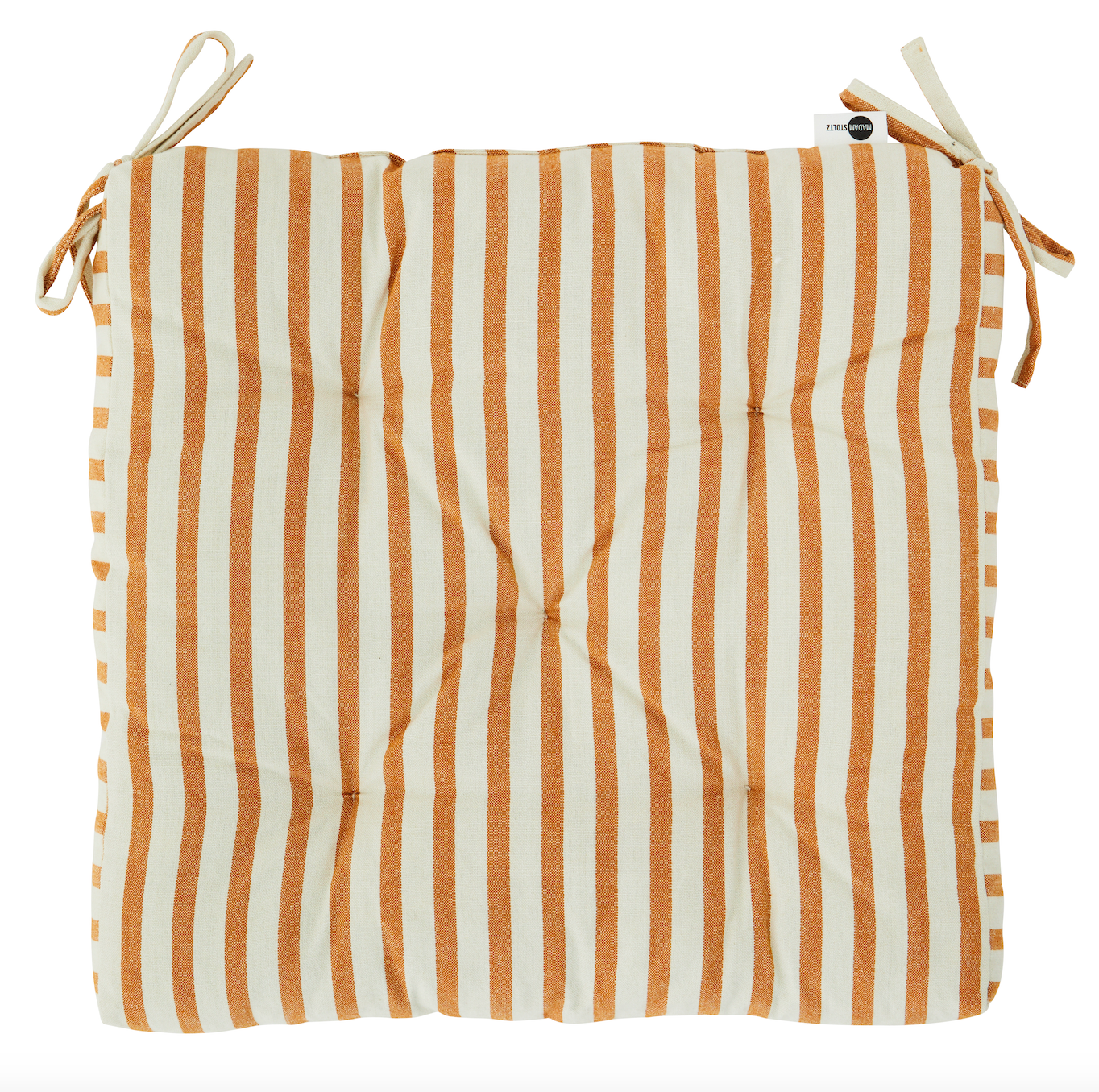 Sylvia Cotton Stripe Seat Pad