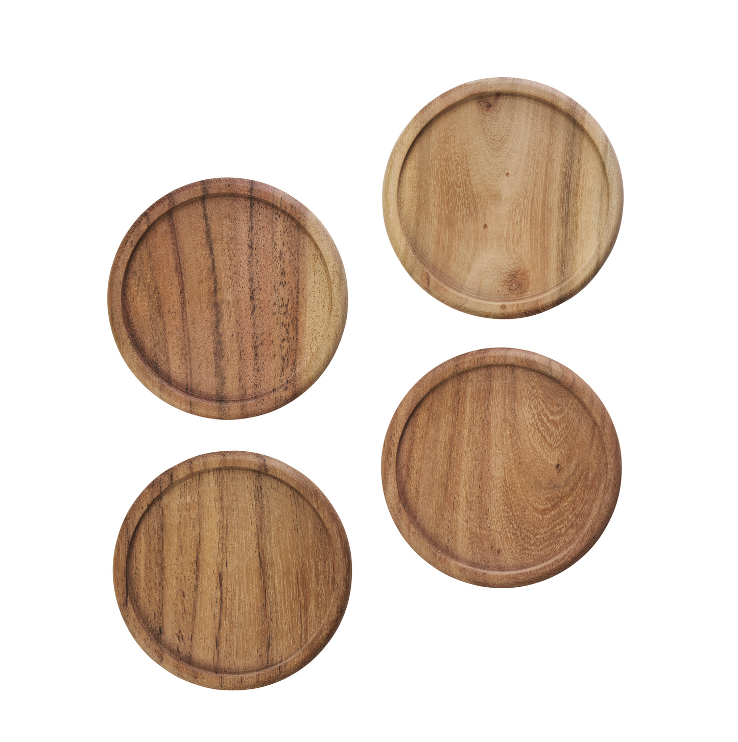 Acacia Round Coaster Set