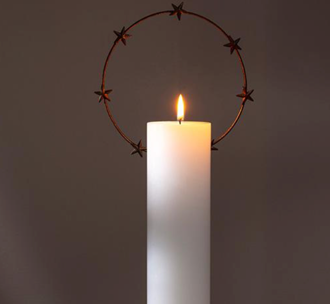 Halo of Stars Candle Decoration