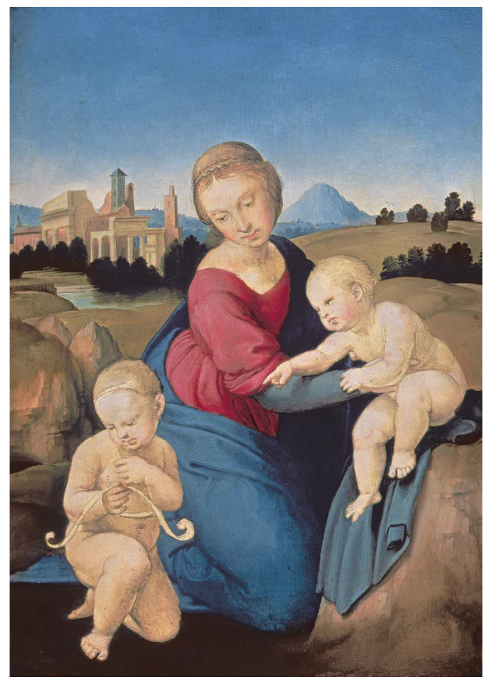 RA Christmas Cards Raphael Esterhazy Madonna Pack of 10