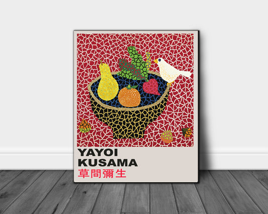 Yayoi Kusama Abstract Print