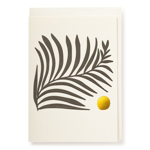 Card White Fern