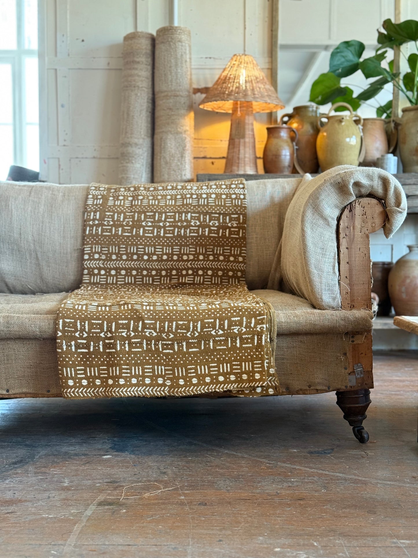 Mali Mud Cloth - Rust