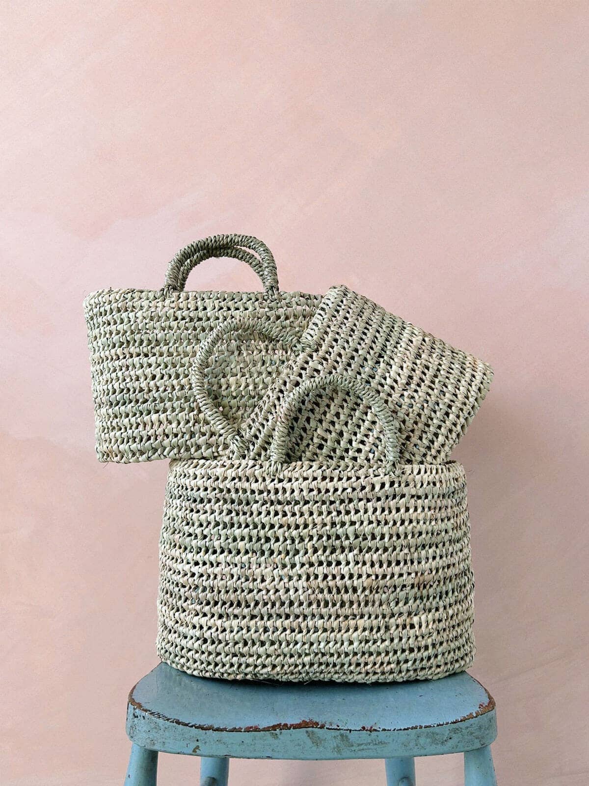 Oval Open Weave Basket - Assorted