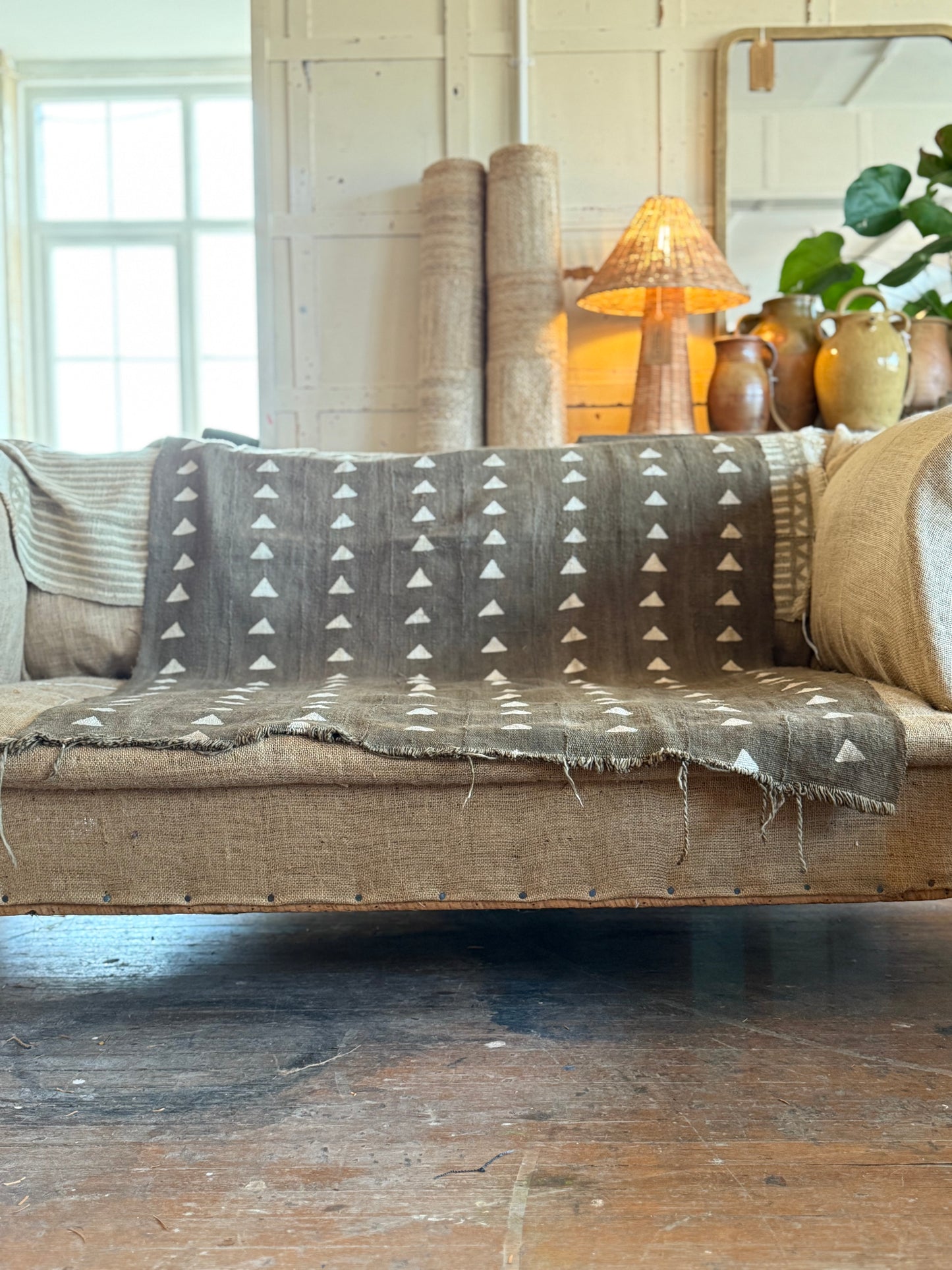 Mali Mud Cloth - Dark Green