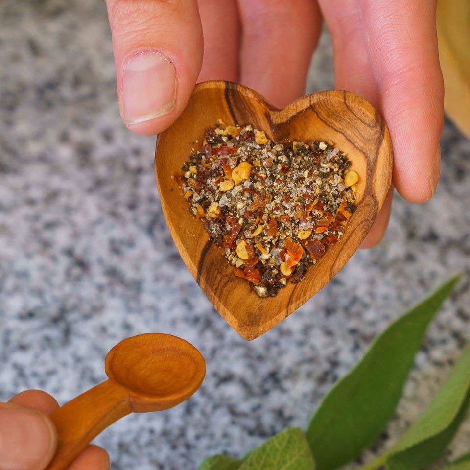 Olive Wood Salt Spoon