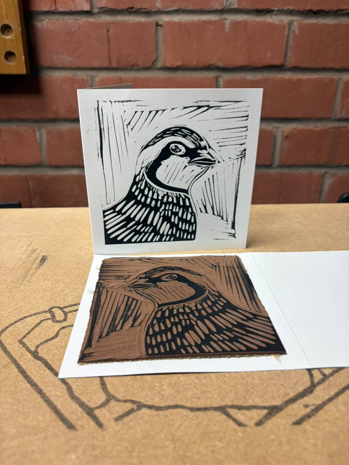 Linocut Christmas Card Workshop with Theo Miller - Sunday 1 November 10am-1pm