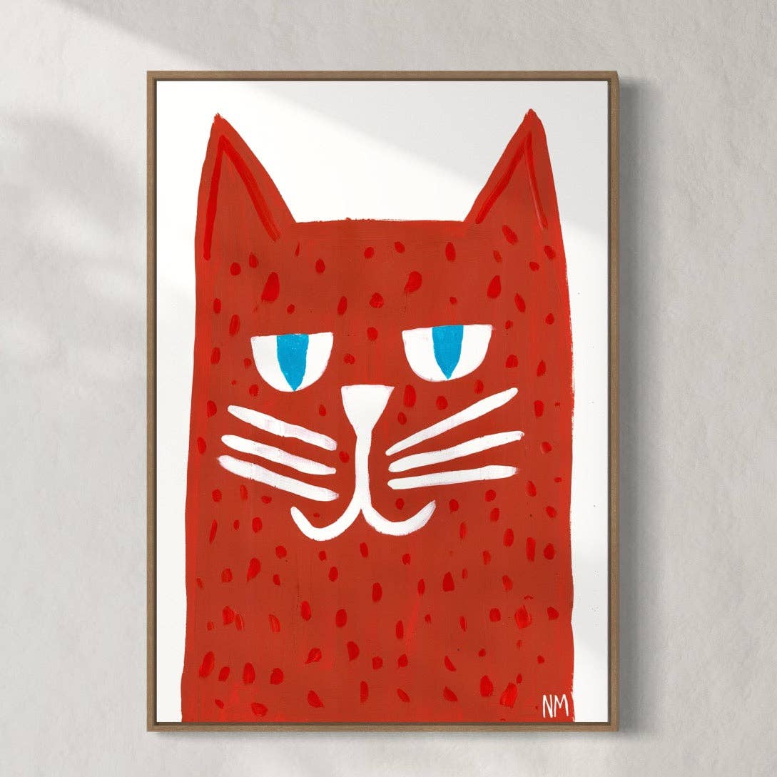 Ginger Cat Print