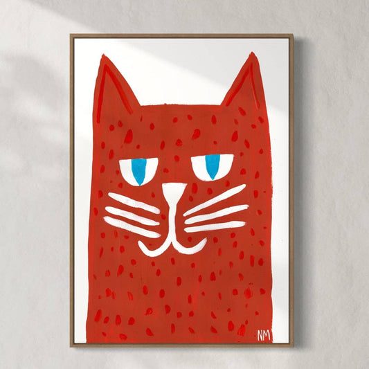 Ginger Cat Print