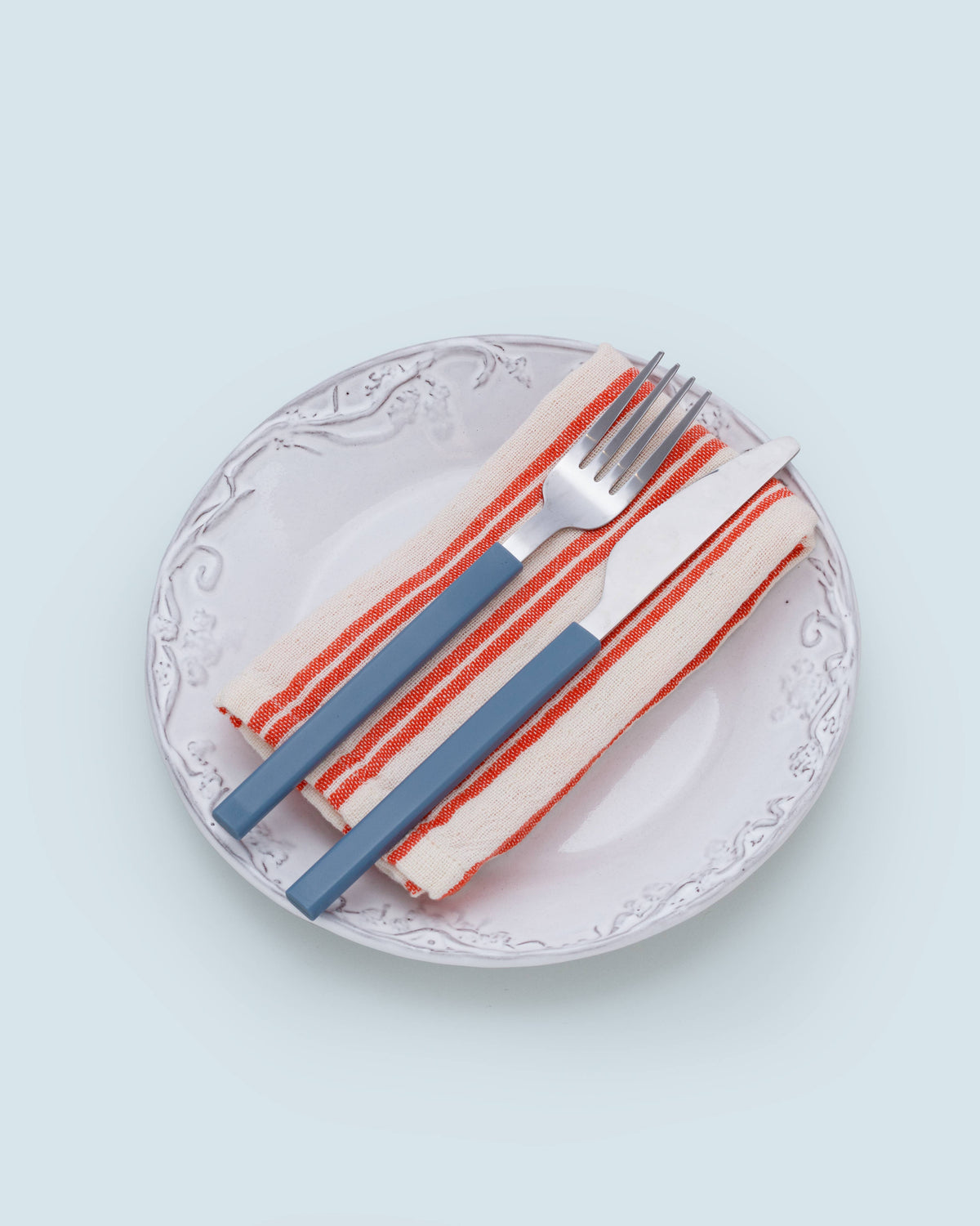 Cotton Napkin 2 Pack: Red Stripe