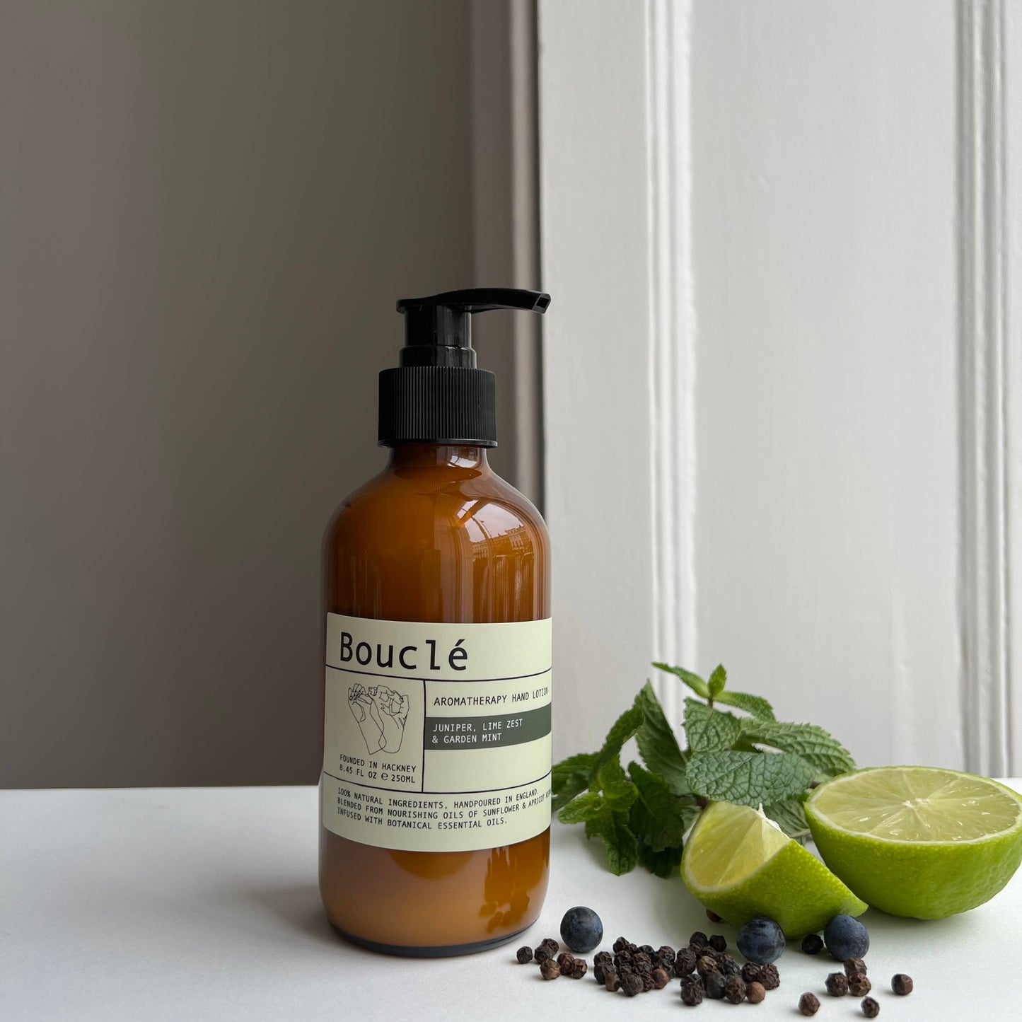 Juniper, Lime Zest & Garden Mint Essential Oil Hand Lotion