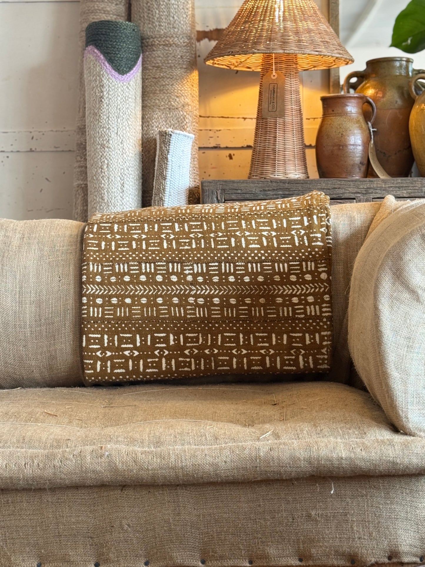 Mali Mud Cloth - Rust