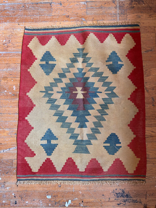 Turkish Kilim Small/Medium Rug - 3