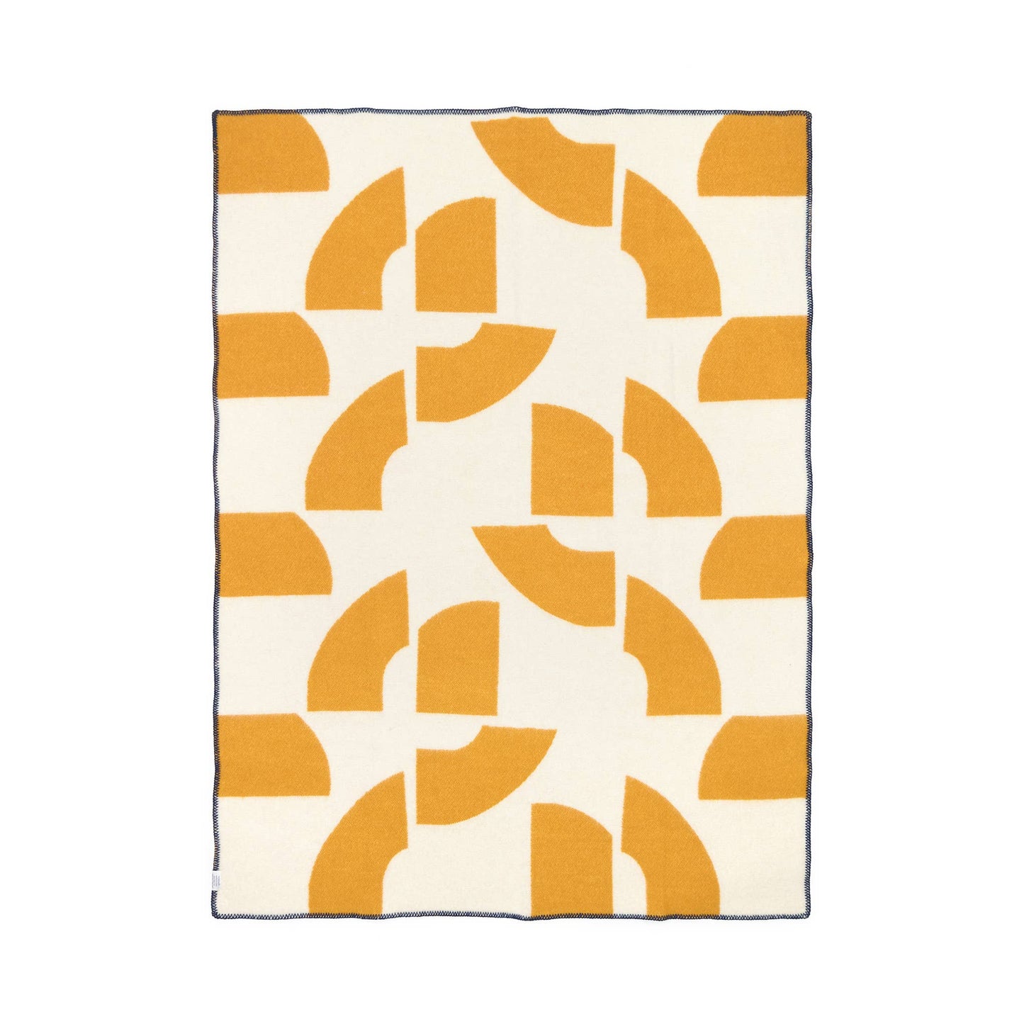 Wool Throw Blanket: Deko Mustard
