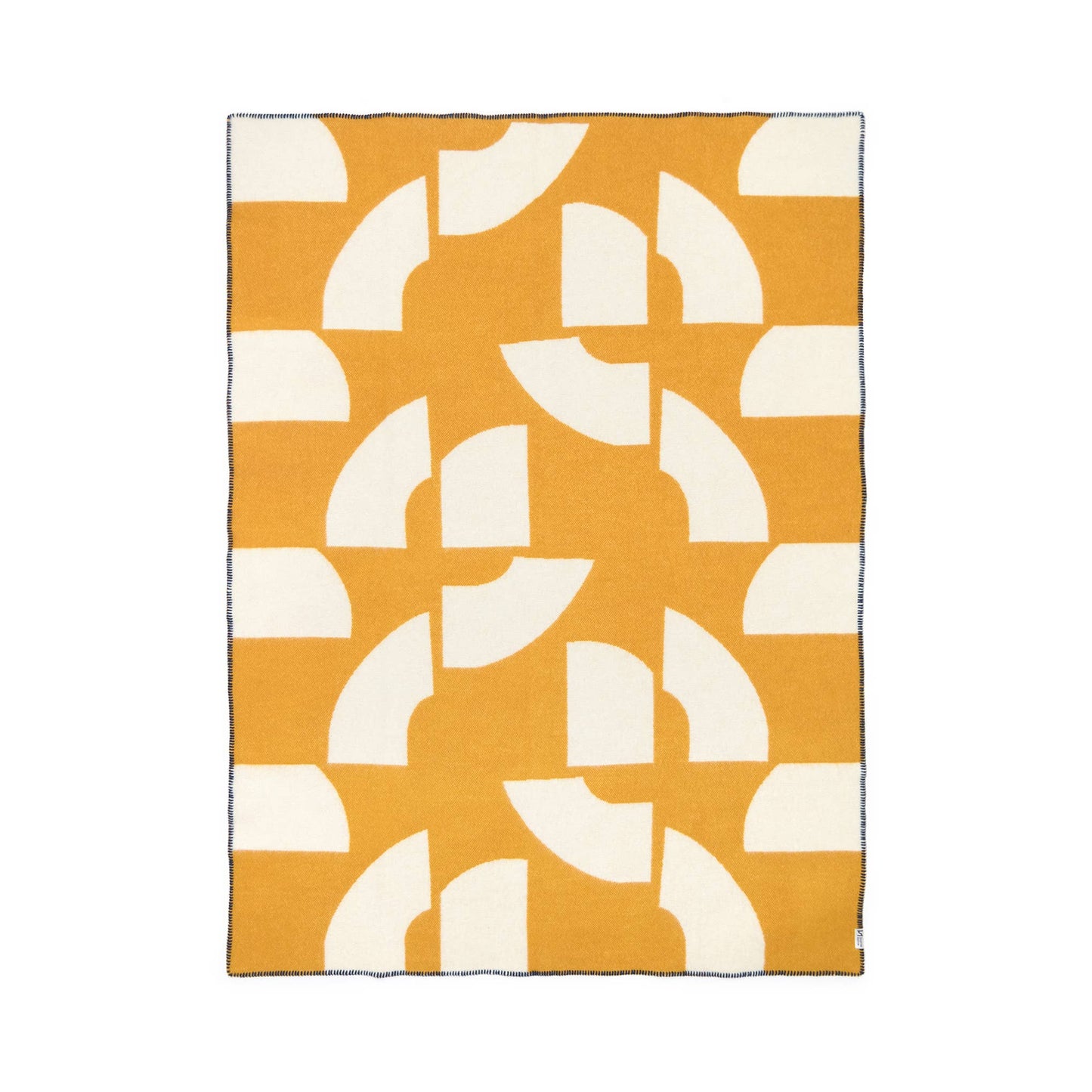 Wool Throw Blanket: Deko Mustard
