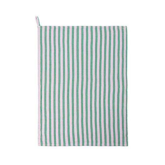 Cotton Hand Towel: Lilac Stripe
