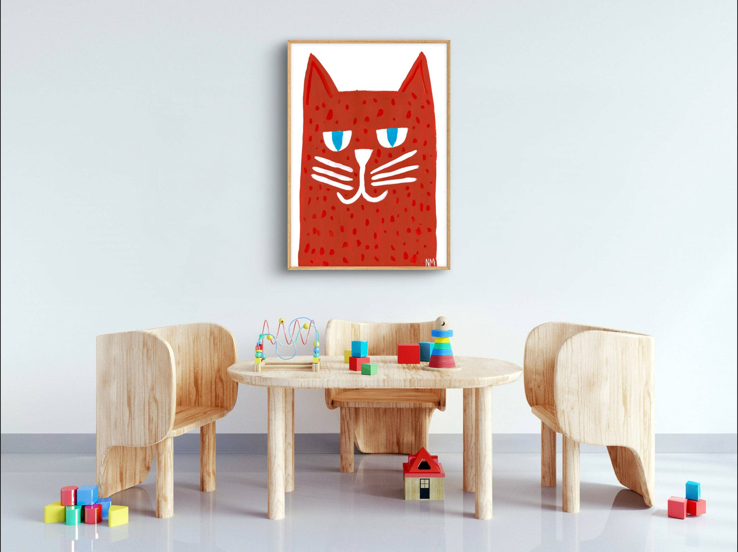 Ginger Cat Print