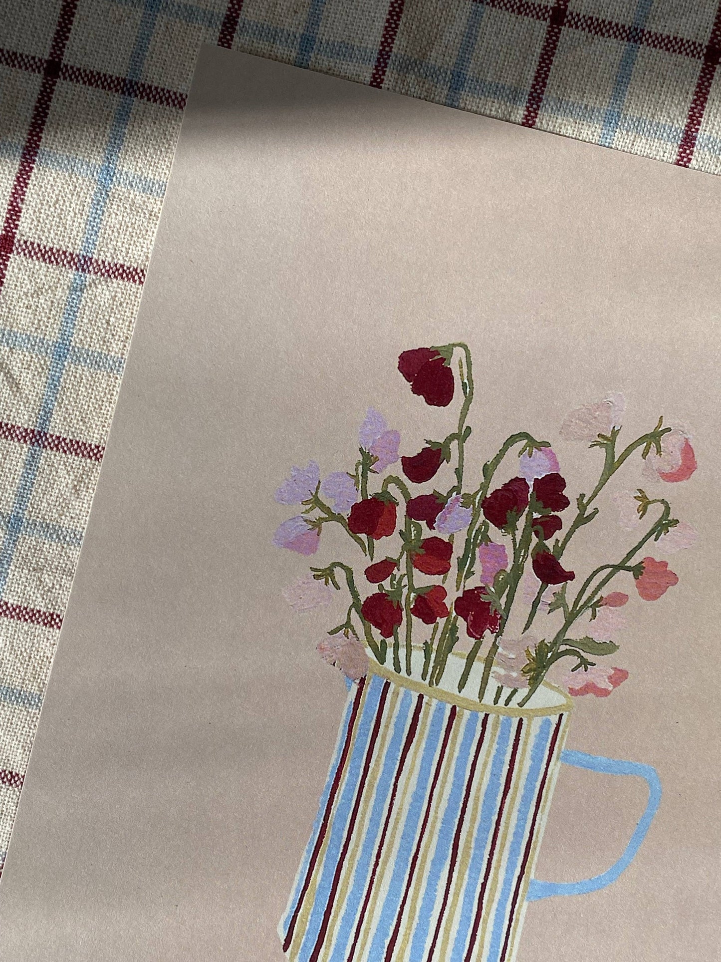 A5 print- Sweet Peas