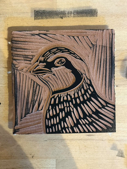 Linocut Christmas Card Workshop with Theo Miller - Sunday 1 November 10am-1pm