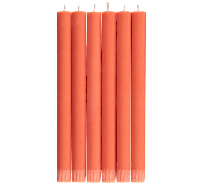 Dinner Candle Six Pack - Assorted Colours