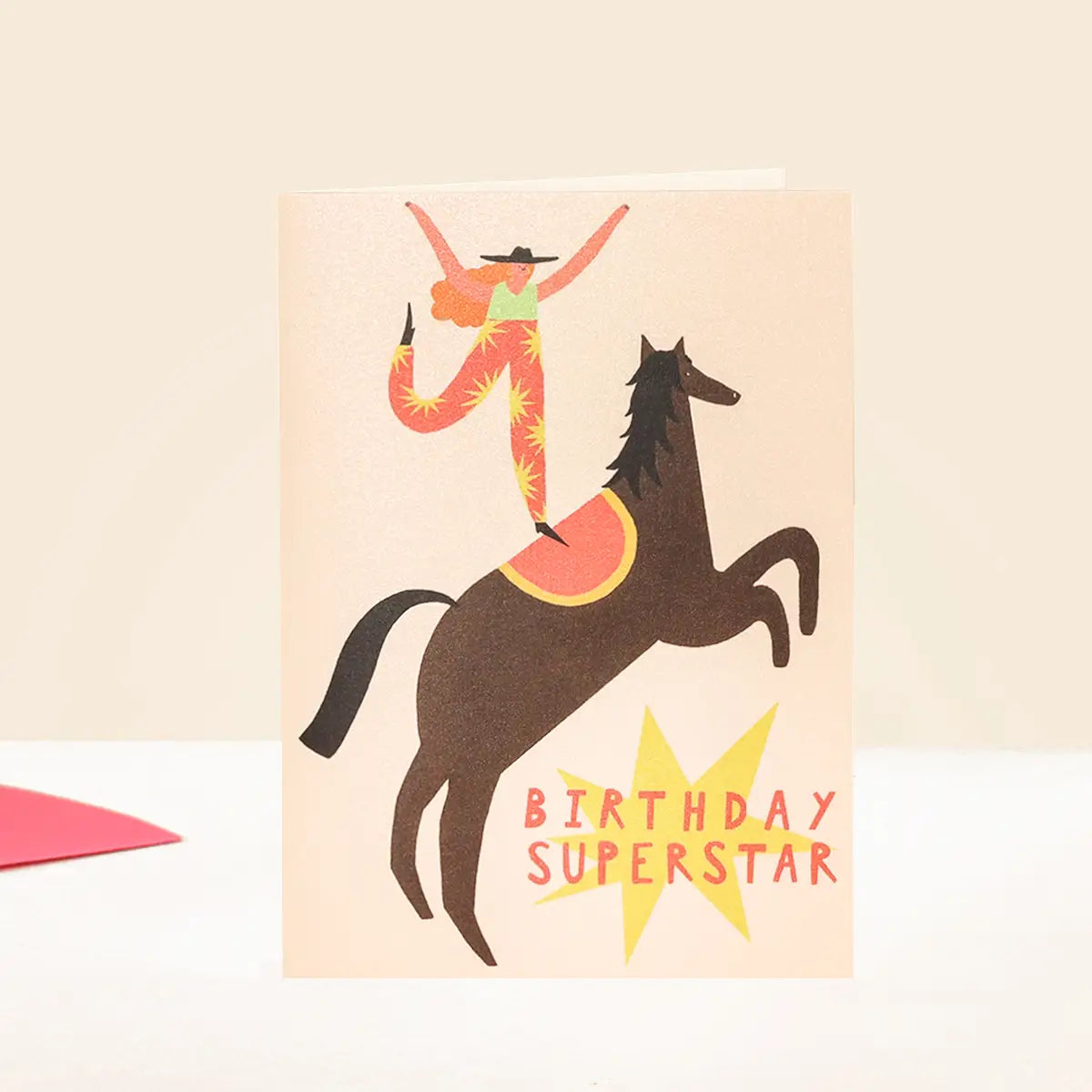 Card Superstar Birthday | Cowgirl