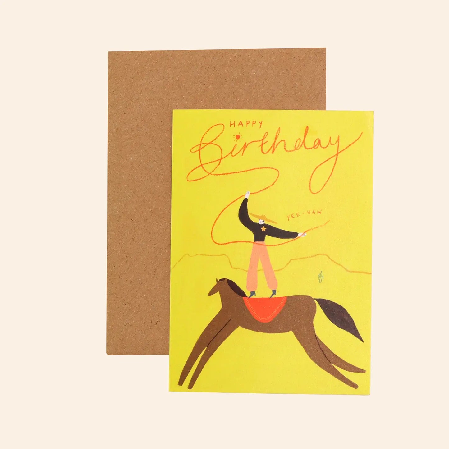 Card Yee-Haw Cowboy Birthday