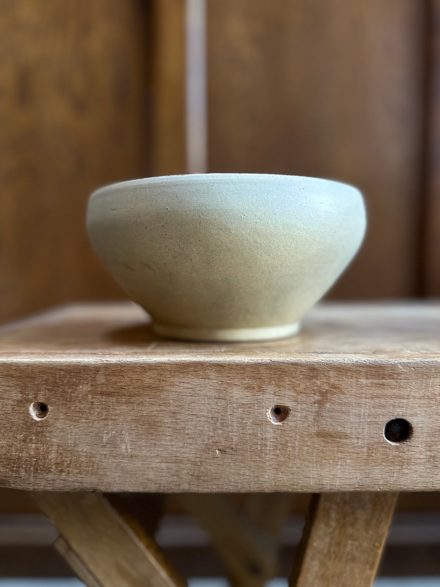 French Stoneware Medium Shaped Bowl