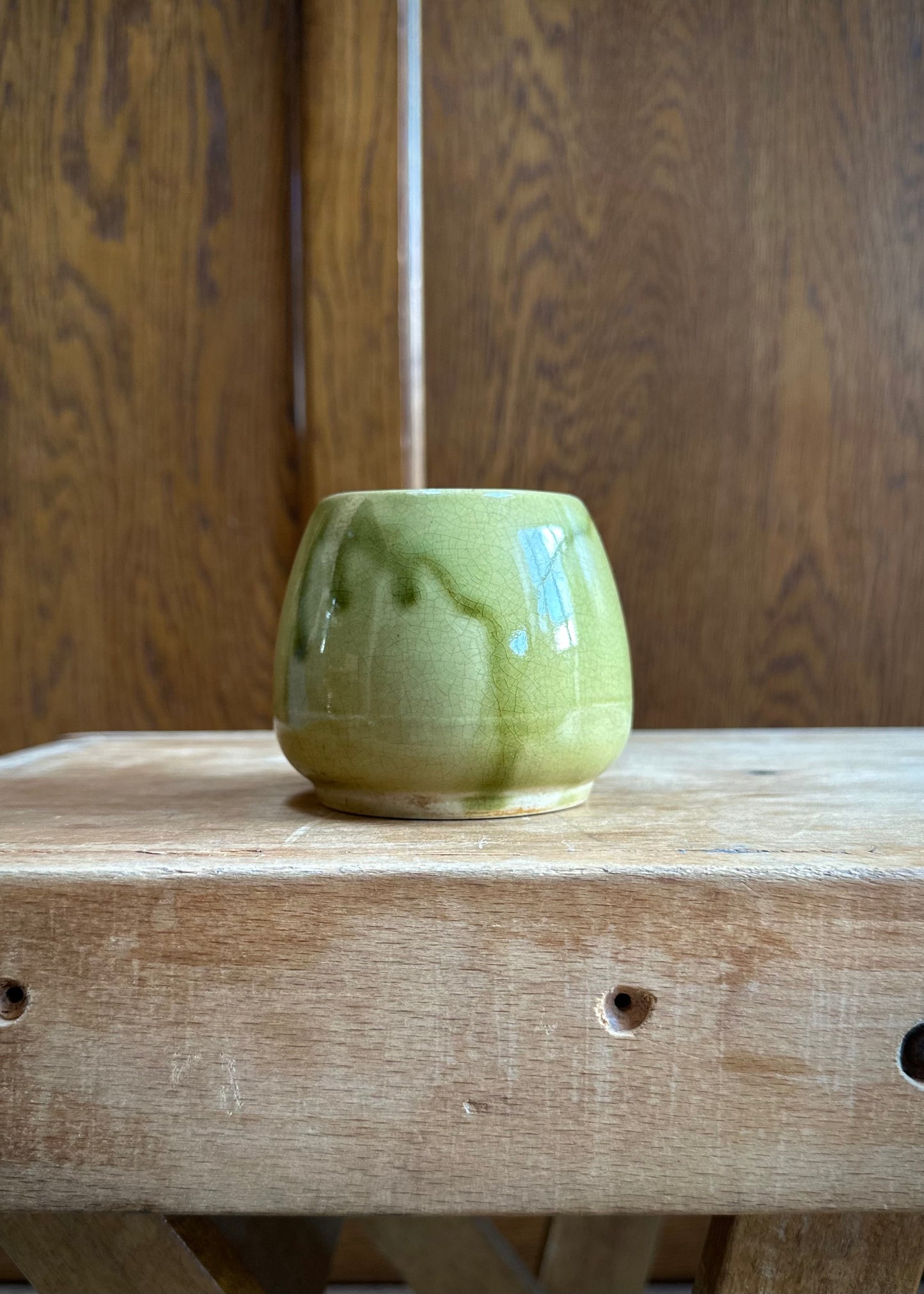 Studio Pottery Matcha Green Japanese Tea Bowl