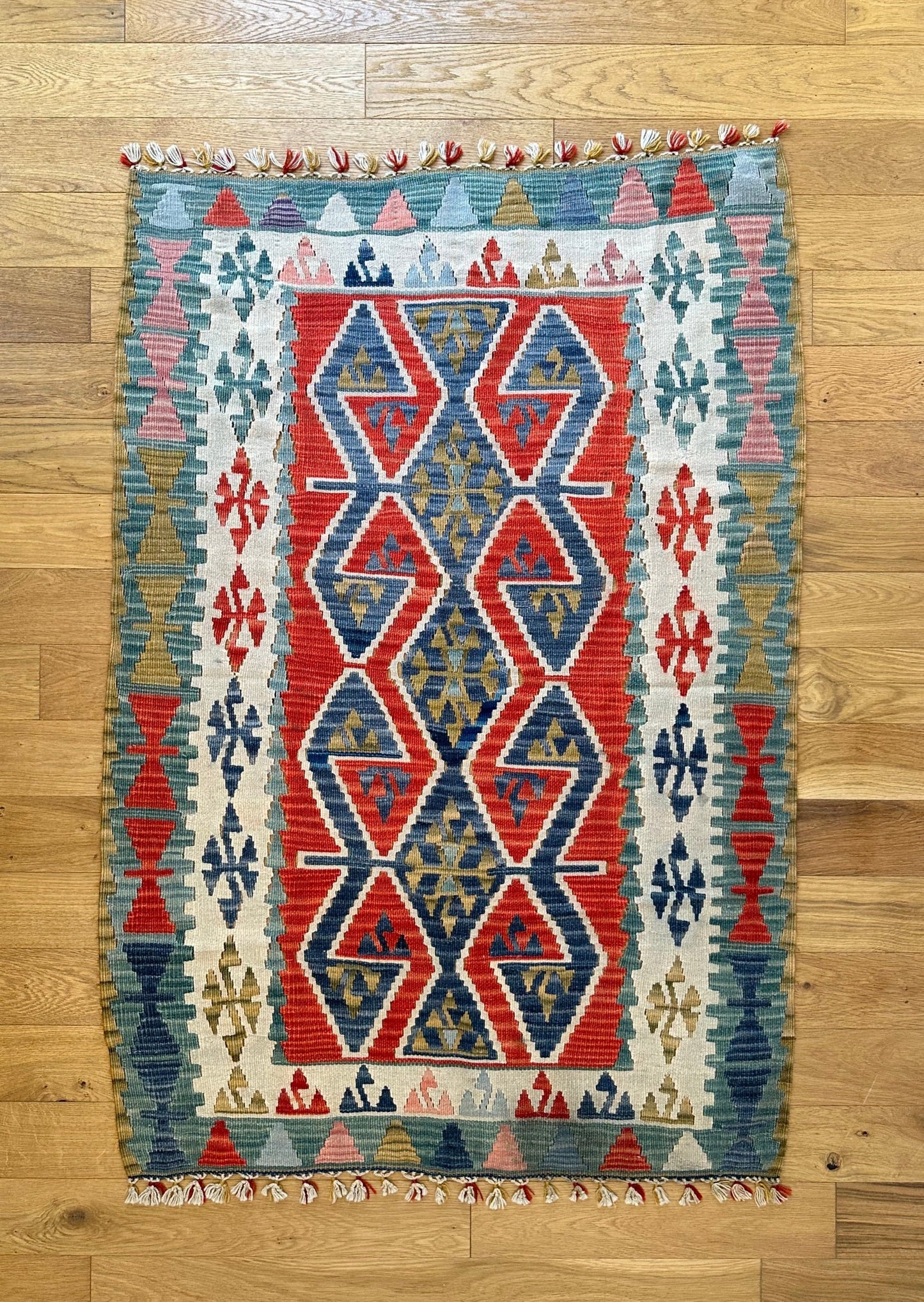 Turkish Kilim Medium Rug - 3