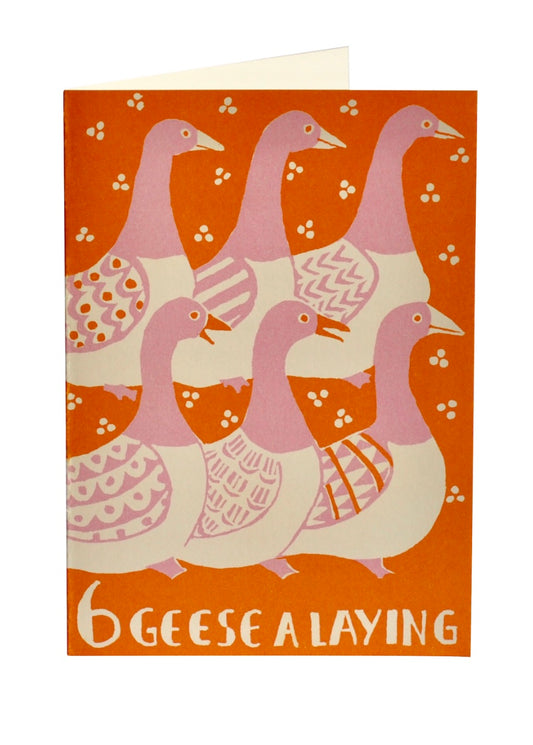 Christmas Cards Six Geese A-Laying