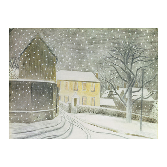 Card Halstead Road In Snow