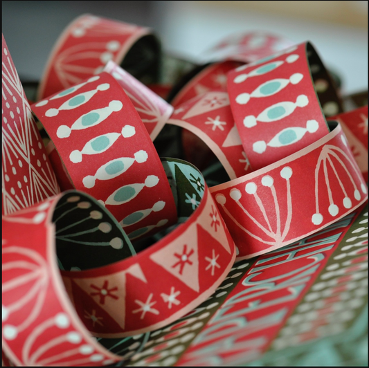 Decorated Paperchain Strips