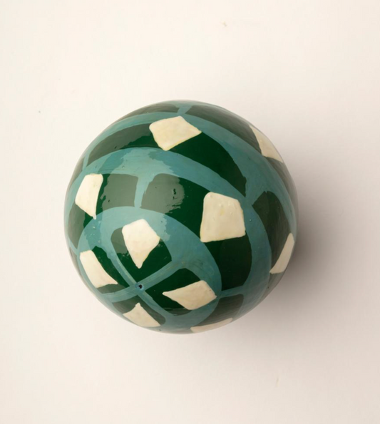 Decoration Papier Mache Ball - Assorted Colours