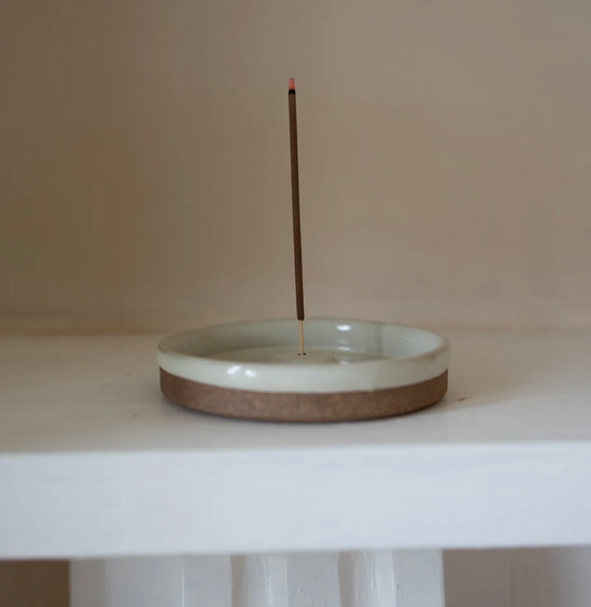 Megan Stoneware Incense Holder