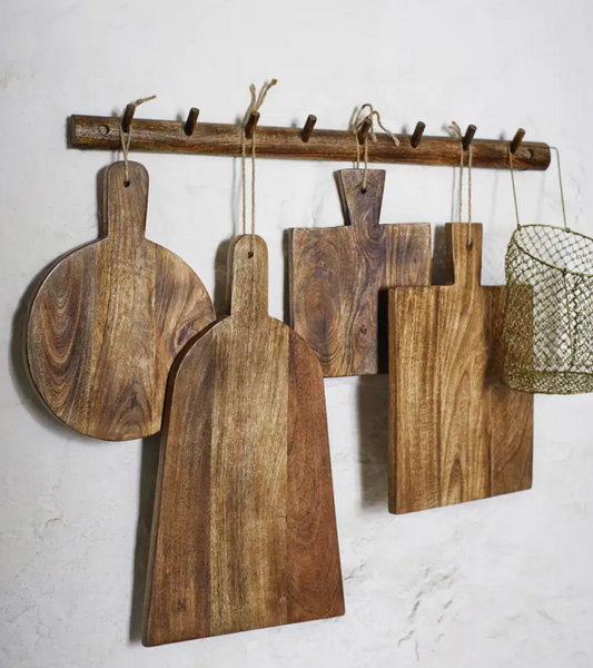 Mango Wood Peg Rack