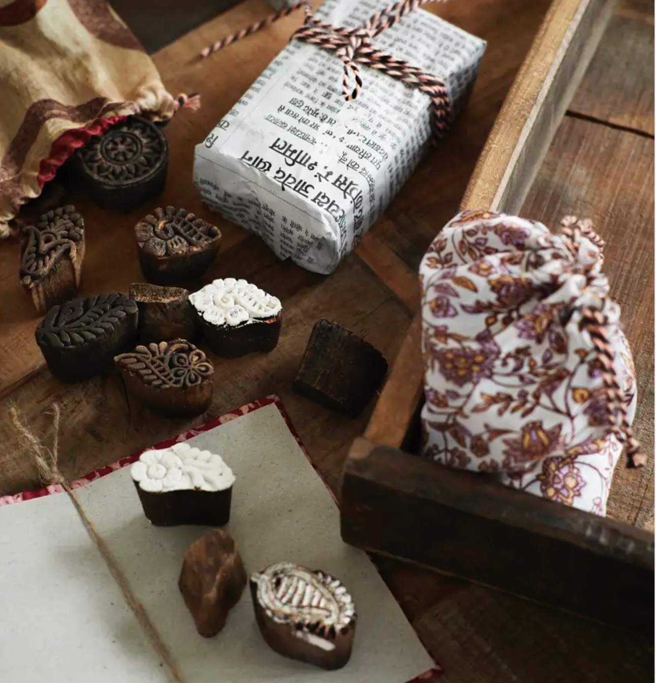 Wooden Printing Blocks