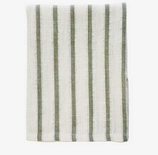 Vert Stripe Cotton Towel