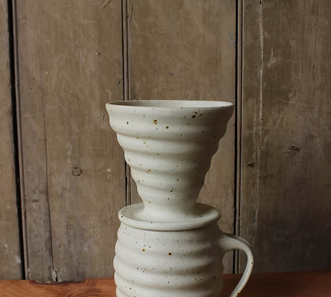 Spiral Coffee Dripper White