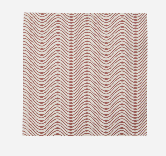 Red Wave Paper Napkins