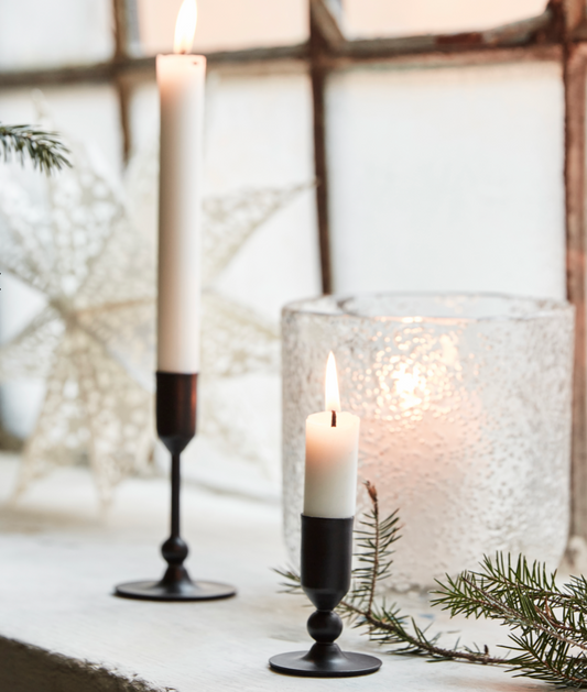 Folke Black Candle Holder - Assorted