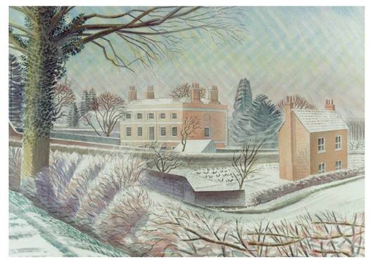 RA Christmas Cards Eric Ravilious Vicarage Pack of 10