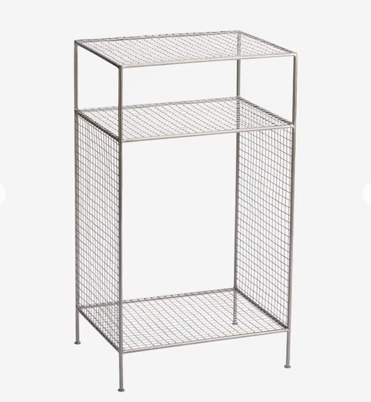 Grid Iron Shelf Stand