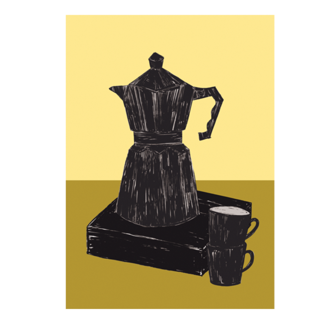 A3 Art Print - Coffee Pot