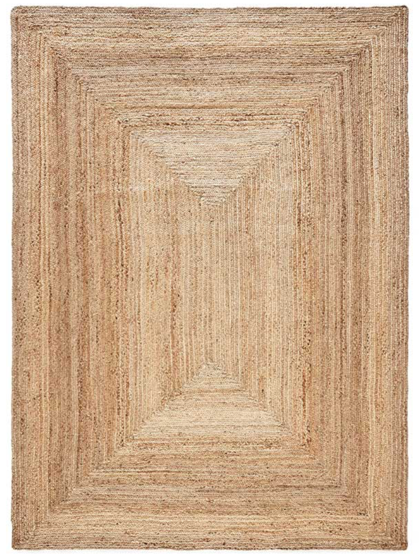 Juma Rectangular Jute Rugs - Assorted